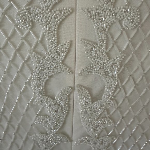 Only worn once LARA Cocktail Beaded Cap Sleeve Dress - Picture 4 of 8